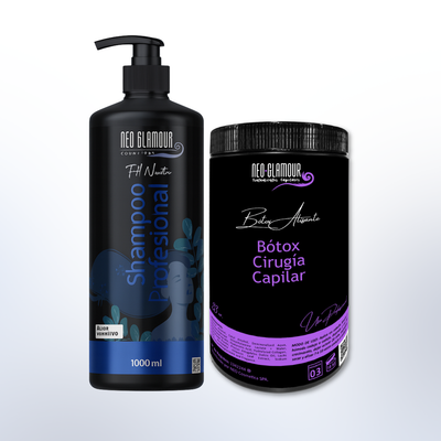 Kit Botox Alisante Cirugía Capilar– Especial para cabellos procesados y con frizz