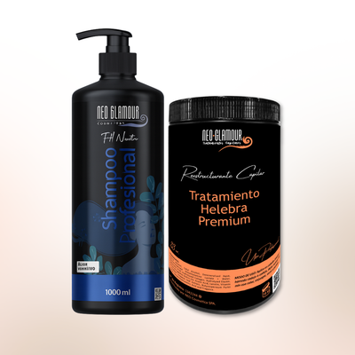 Kit Botox Helebra Premium– Recuperación intensiva para cabellos dañados o procesados químicamente