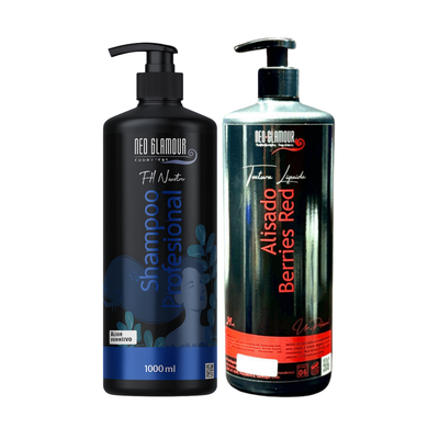 Kit Alisado Berries Red + Shampoo Neutro