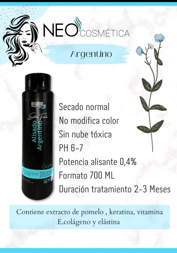 Alisado Argentino de textura Gel