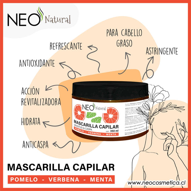 Crema masaje grasitud y caspa