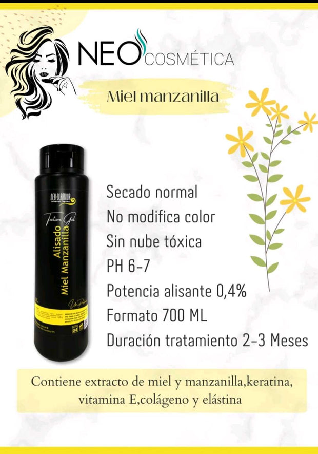 Alisado Miel Manzanilla