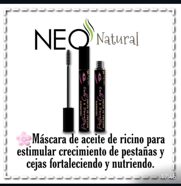 Máscara de recino  Pestañas y Cejas