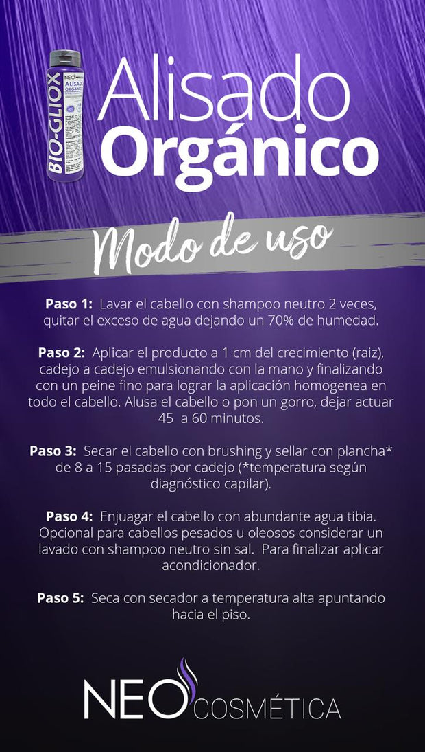 ALISADO ORGANICO BIO-GLIOX