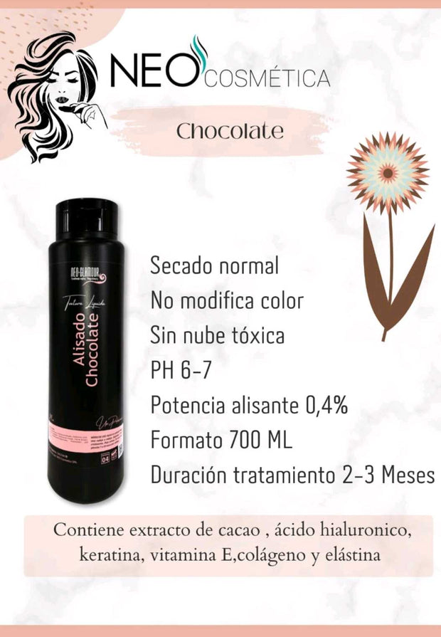 Alisado chocolate