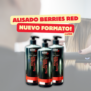 Alisado Red Berries con Extracto de Frutos Rojos– (1 Litro con bomba dosificadora)