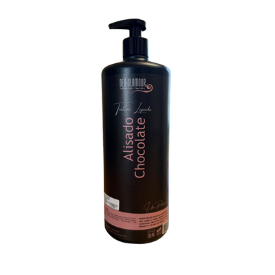 Alisado Chocolate con Extracto de Cacao– (1 Litro con bomba dosificadora)