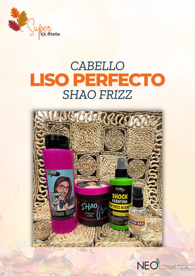 Kit Shao Frizz Cabello Liso
INCLUYE 4 PRODUCTO