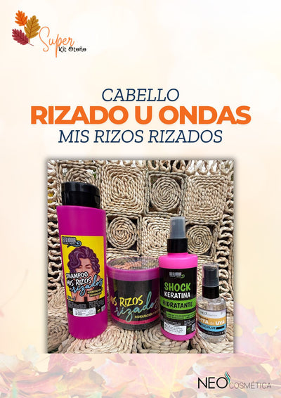 Kit Mis Rizos Rizados Cabello con Ondas y Rizos
INCLUYE 4 PRODUCTOS